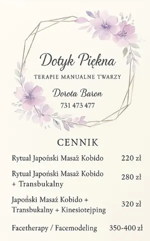 dotyk piękna